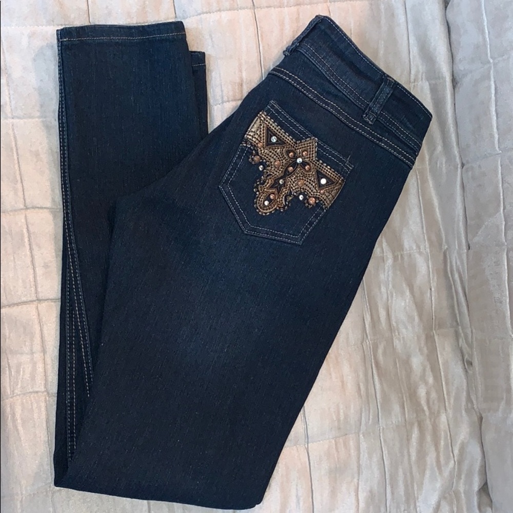 Sapphire Red Jeans